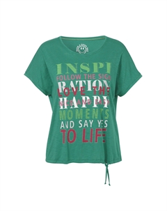 Рубашка, цвет Smaragd Multicolor Via appia -due-