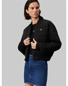 Куртка Jeans "СТЁГНЫЙ БОМБЕР", черный Calvin klein