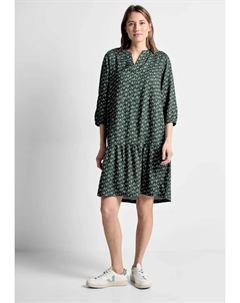 Летнее платье из вискозы, хаки Cecil