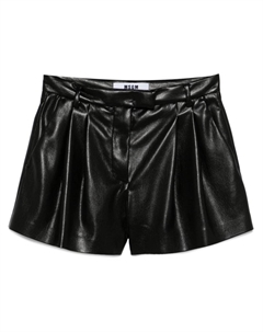 Шорты со складками, черный Msgm