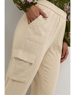 Брюки с боковыми карманами Kamilia Cropped, шиншилла Kaffe