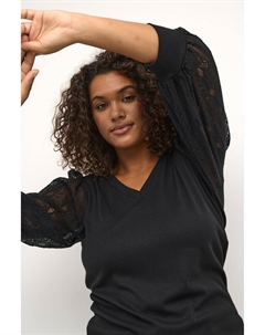 Блузка Melani, черный глубокий Kaffe curve
