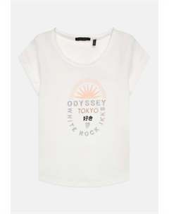 Футболка с принтом TEE, белый Ikks