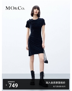 Платье плиссированное, черный Moco