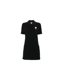 Платье-поло женское Boke Flower-motif, черный Kenzo