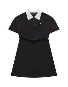 Женские шорты-платье с рукавами, цвет Black Fila