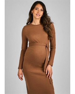 Платье из джерси, коричневый Jojo maman bébé