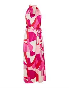 Длинное платье, цвет pink mehrfarbig Faina