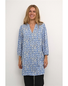 Повседневное платье, цвет blue white graphic animal Kaffe