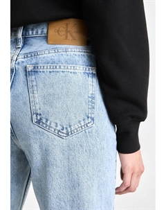 Джинсы прямого кроя HIGH RISE Jeans, светло-голубой деним Calvin klein