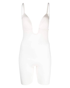Боди Suit Your Fancy Plunge с вырезом на спине, белый Spanx