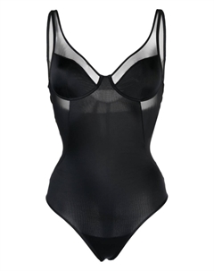 Боди Shaping с сетчатыми вставками, черный Spanx