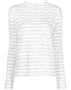 Полосатая футболка с длинными рукавами, белый Rag & bone