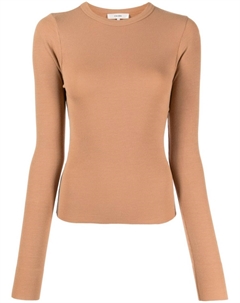 Топ с длинными рукавами, коричневый Frame