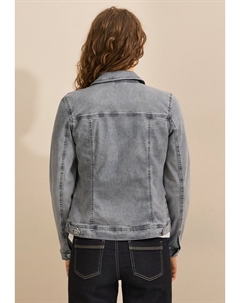 Джинсовая куртка MIT KRAGEN, серый Cecil