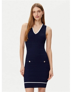 Платье на каждый день обычный крой 5RGK99 5640Z, синий Guess