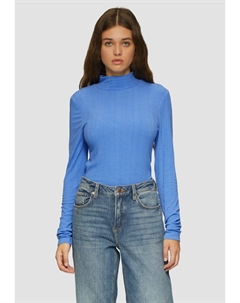 Топ с длинными рукавами, светло-голубой Qs