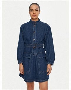 Джинсовое платье свободного кроя Euro 2515221021, синий Weekend max mara