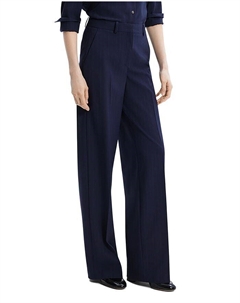 Брюки в тонкую полоску, синий Theory