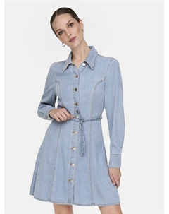 Джинсовое платье стандартного кроя Kamma 15338892, голубой Jdy