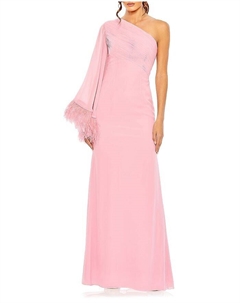 Платье на одно плечо, розовый Mac duggal