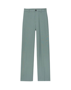 Плиссированные брюки, зеленый Pull & bear