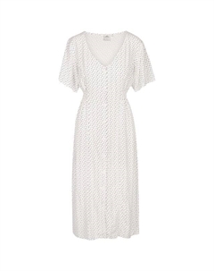 Женское платье в горошек, белый Trespass