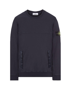 Толстовка унисекс синяя, синий Stone island