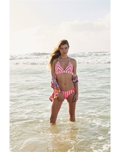 Полосатые дерзкие плавки бикини, розовый Superdry