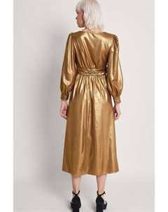 Платье миди Gracie с бантом, желтый Monsoon