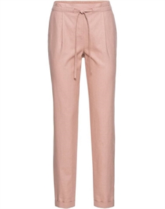 Льняные брюки, розовый Bodyflirt
