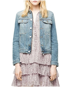 Джинсовая куртка Kioky, синий Zadig&voltaire