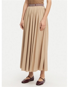 Юбка в складку стандартный крой Bleu 2515771031, бежевый Weekend max mara