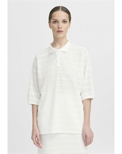 Рубашка поло IXKNITTY, белый Ichi