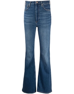 Расклешенные джинсы с завышенной талией, синий Rag & bone