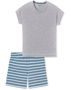 Пижамы в повседневном стиле, серый Schiesser