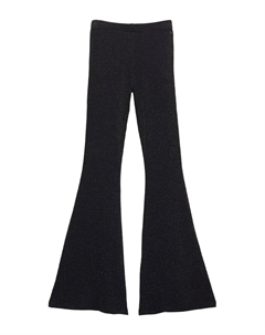 Расклешенные брюки, черный Pull & bear