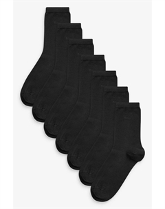 Носки из модала семь пар в упаковке, черный Next