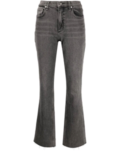 Джинсы bootcut Peyton с эффектом потертости, черный Rag & bone