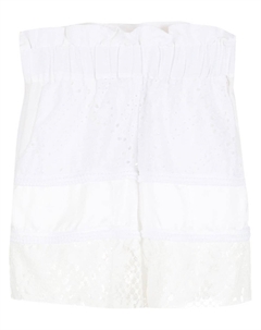 Шорты с английской вышивкой, белый Amir slama