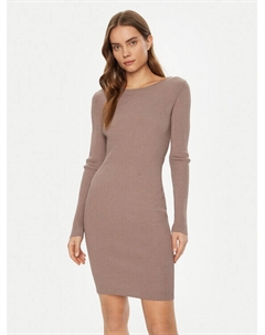 Трикотажное платье обычного кроя W5RK21 Z3L10, бежевый Guess