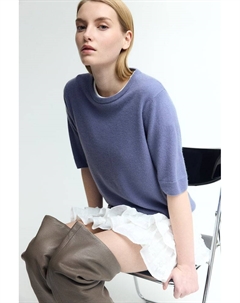 Тонкий вязаный свитер из мягкого кашемира., синий H&m