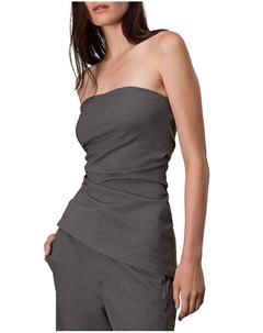 Ирина Рюш Топ, серый Rag & bone