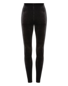 Бархатные леггинсы, черный Commando