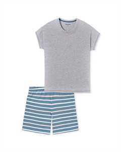 Пижамы в повседневном стиле, серый Schiesser