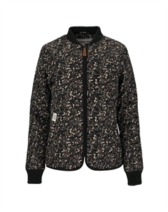 Куртка-переходник с цветочным узором и цветочным узором по всей поверхности, черный Weather report