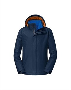 Мужской походный дождевик, цвет navyblau/orange Schoffel