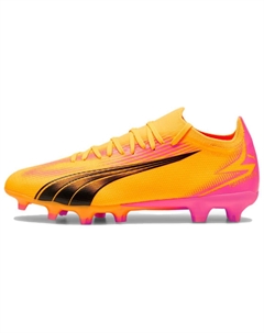 Футбольные бутсы Ultra Match унисекс с низким верхом оранжевого цвета Puma