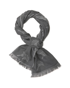 Шарф Feris из модала и шерсти, серый Joop