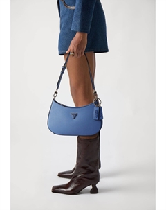 Сумка NOELLE TOP ZIP SHOULDER BAG, светло-голубой Guess